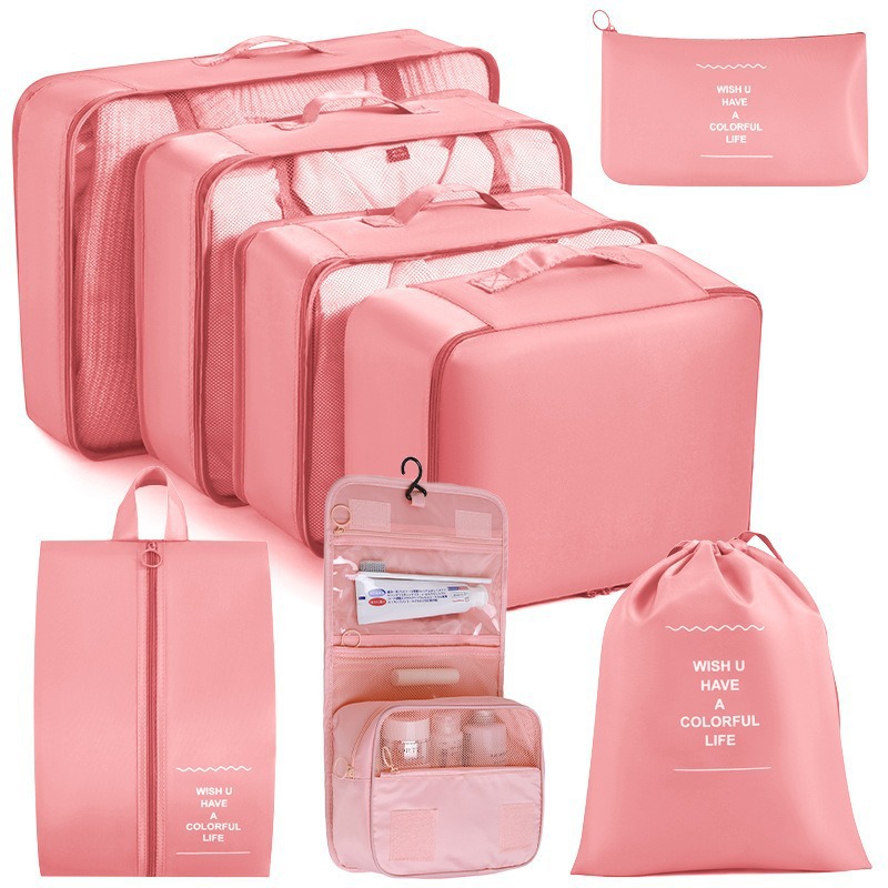 【Washing eight -piece set】 pink