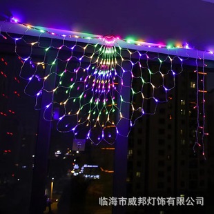 Factory direct LED string lights peacock lights net lights fishing net lights outdoor Christmas holiday decorative lights flashing lights string lights