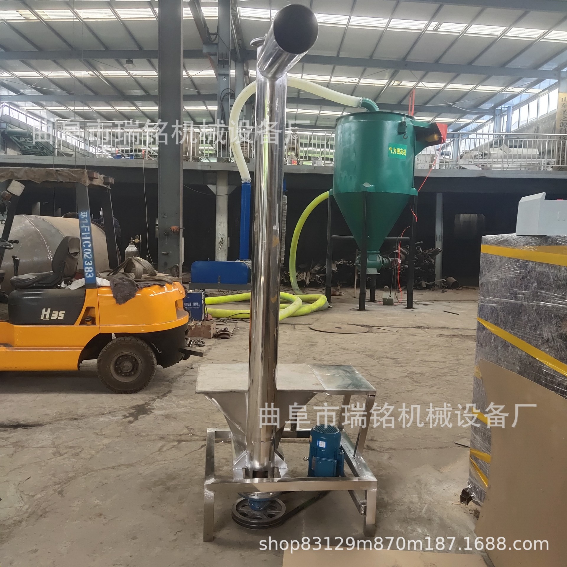 304不锈钢面粉螺旋提升机 TGFF石英粉垂直螺旋提升机 锯末输送机