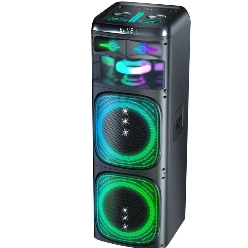 蓝牙音箱DG-W1002.双10寸工厂直销户外带灯无线音响出口南美印尼|undefined