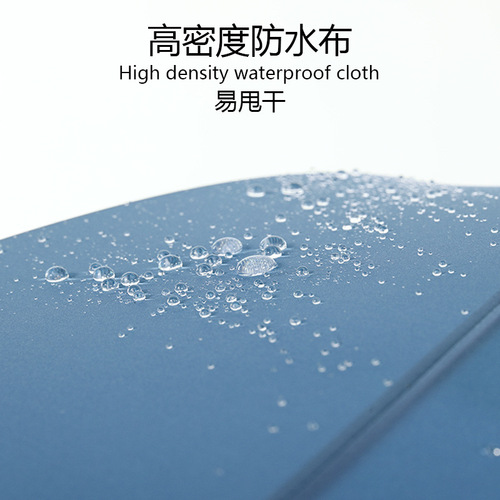 Waterproof sleeve umbrella double person large reinforced long handle umbrella men anti-wind super large three-person straight rod umbrella wholesale can print LOGO 