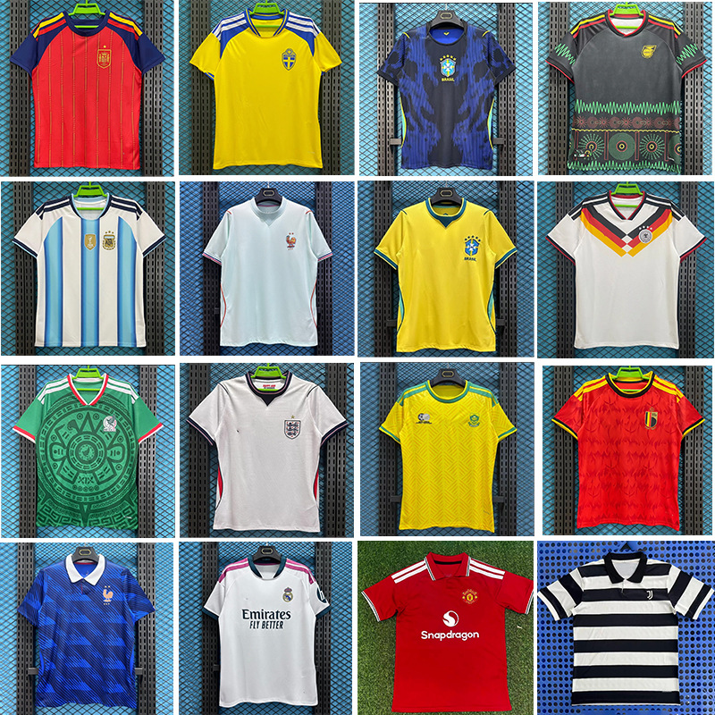 Camisetas de fútbol Francia Brasil Argentina España Alemania Juventus Arsenal Real Madrid fútbol