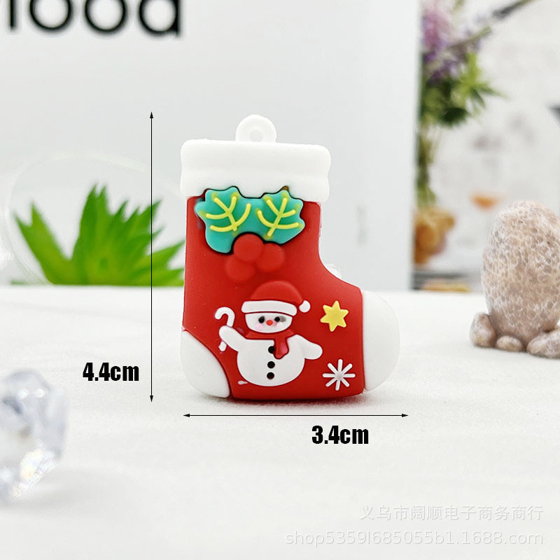 サンタクロースのキーホルダー人形ストラップクリスマス雪だるまクリスマスプレゼント考古学ブラインドボックスクリスマスアクセサリー|undefined