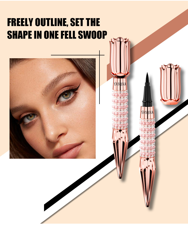 YANQINA Yanqina Sceptre penna liquida per eyeliner impermeabile, resistente al sudore e di colore nero freddo_voghion.com