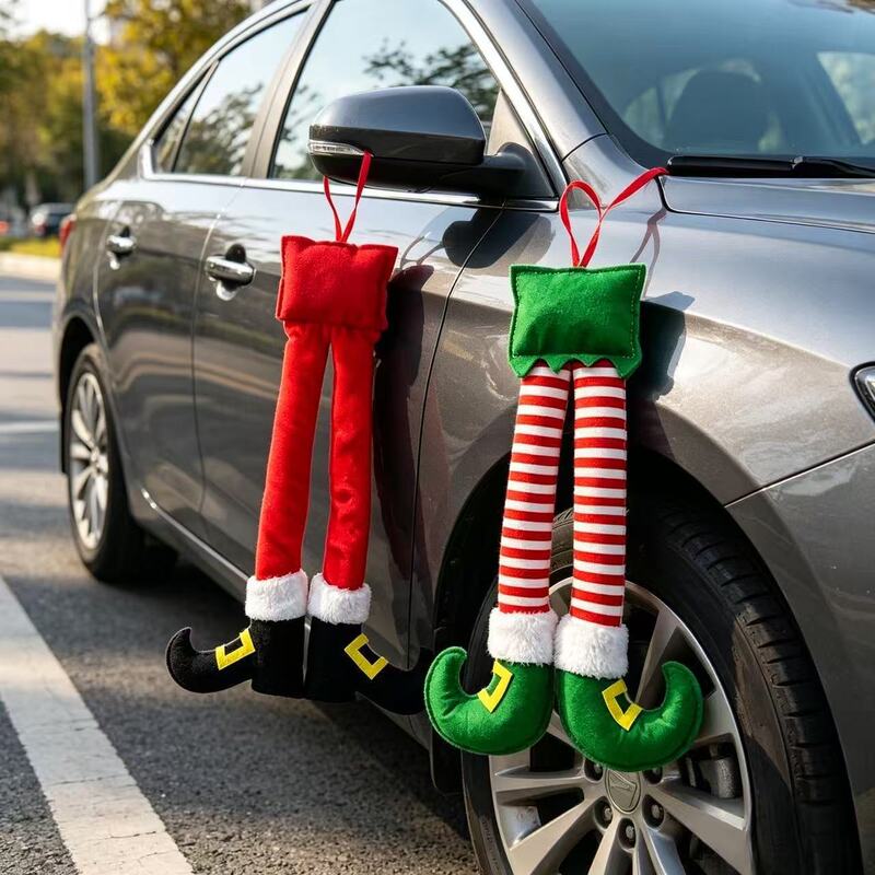 Christmas Holiday Supplies, Christmas Elf Legs, Santa Claus Legs, Christmas Car Leg Ornaments, Christmas Decorations Christmas Holiday Supplies, Christmas Elf Legs, Santa Claus Legs, Christmas Car Leg Ornaments, Christmas Decorations