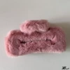 Коралловый розовый (11 см, плюшевый квадратный зажим)