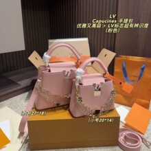 电商跨境新款Cas手提包女V字金属扣链条包时尚百搭单肩斜挎包