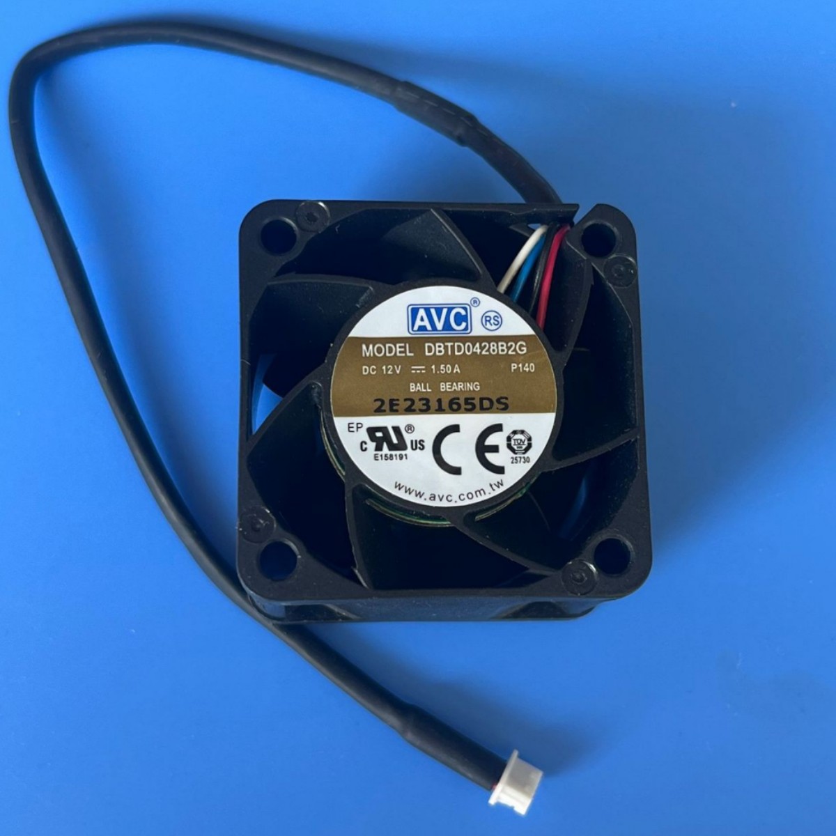 AVC原装DBTD0428B2G12V1.50APWM调速双滚珠散热风扇双滚珠轴承
