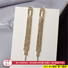 Universal silver needle, fashionable earrings, silver 925 sample, internet celebrity