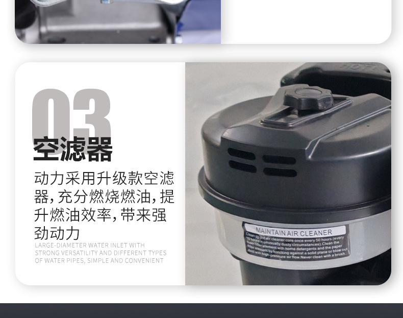 Agricultural Small Gasoline Engine 170F177F188F190F Micro Tiller, Aerator, Trowel Machine, Sprayer, Go-Kart
