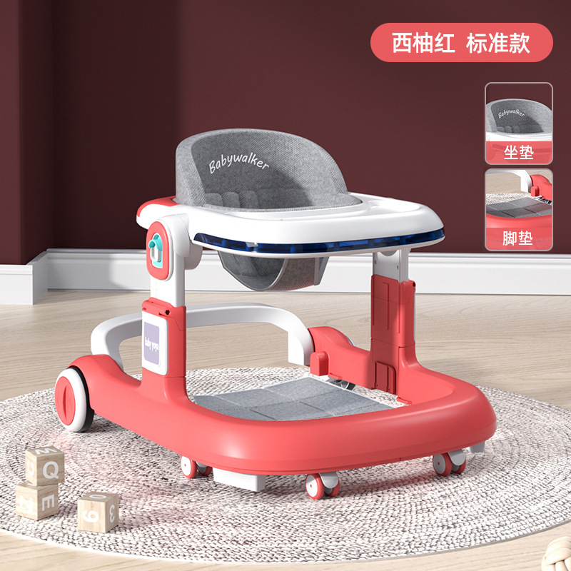 El andador para bebés y niños pequeños es anti-vuelco durante 6-18 meses.