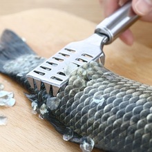 鱼鳞刨刮鱼神器多功能不锈钢家用去鳞器杀鱼工具厨房用品去鳞刀刷