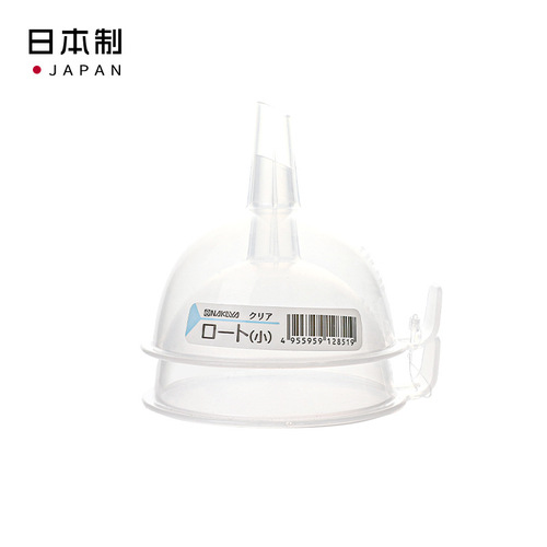 NAKAYA Japanese funnel household kitchen supplies transparent plastic 2-pack funnel