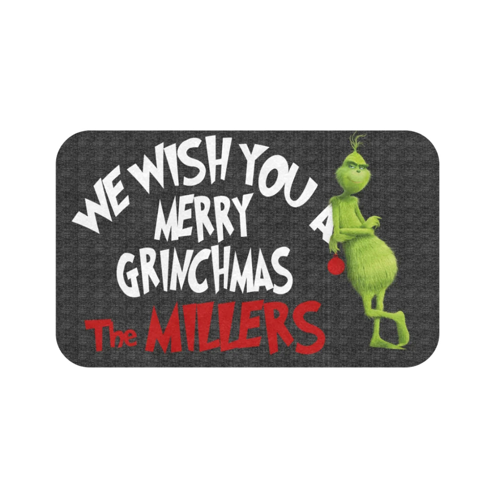 Kerstthema tapijt antislip vlekbestendig deurmat absorberende badkamer entreemat_voghion.com