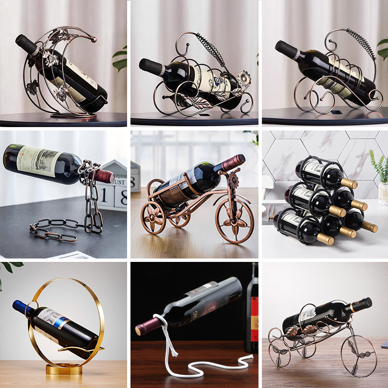 Creative Wine Rack Ornaments Wine Wine Wine European Style Wine Home Office Wine Cabinet Wine Bottle Rack