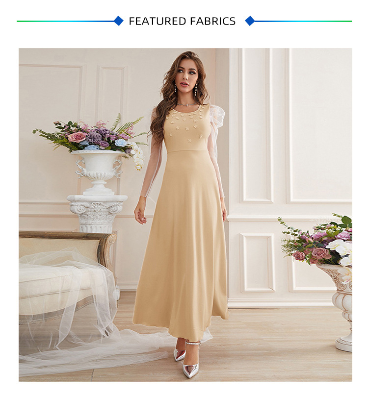 Dámské oblečení nové produkty přeshraniční narozeninové párty síťované šaty_voghion.com