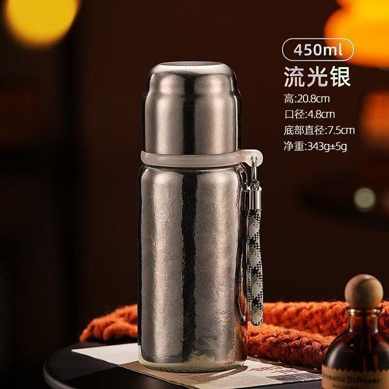 钛杯纯钛磁吸夜光杯机械温显保温杯焖泡杯茶杯茶水分离礼品运动杯|undefined