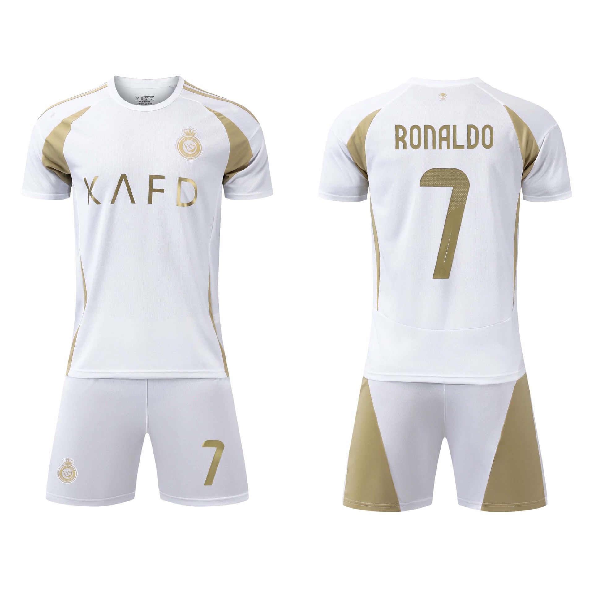 Traje de camiseta de fútbol con número Miami Crescent Neymar Riad C Roman City Harland