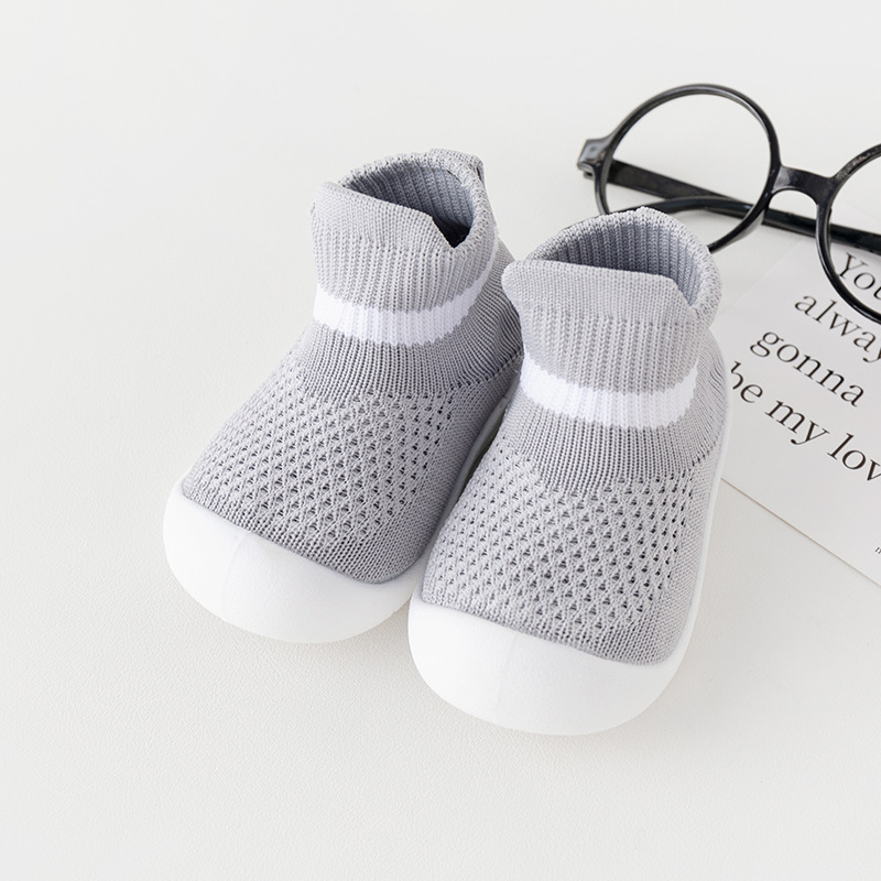 Primavera y otoño zapatos para bebés, zapatos para niños y niñas con suela suave, zapatos de piso casuales transpirables, zapatos ligeros