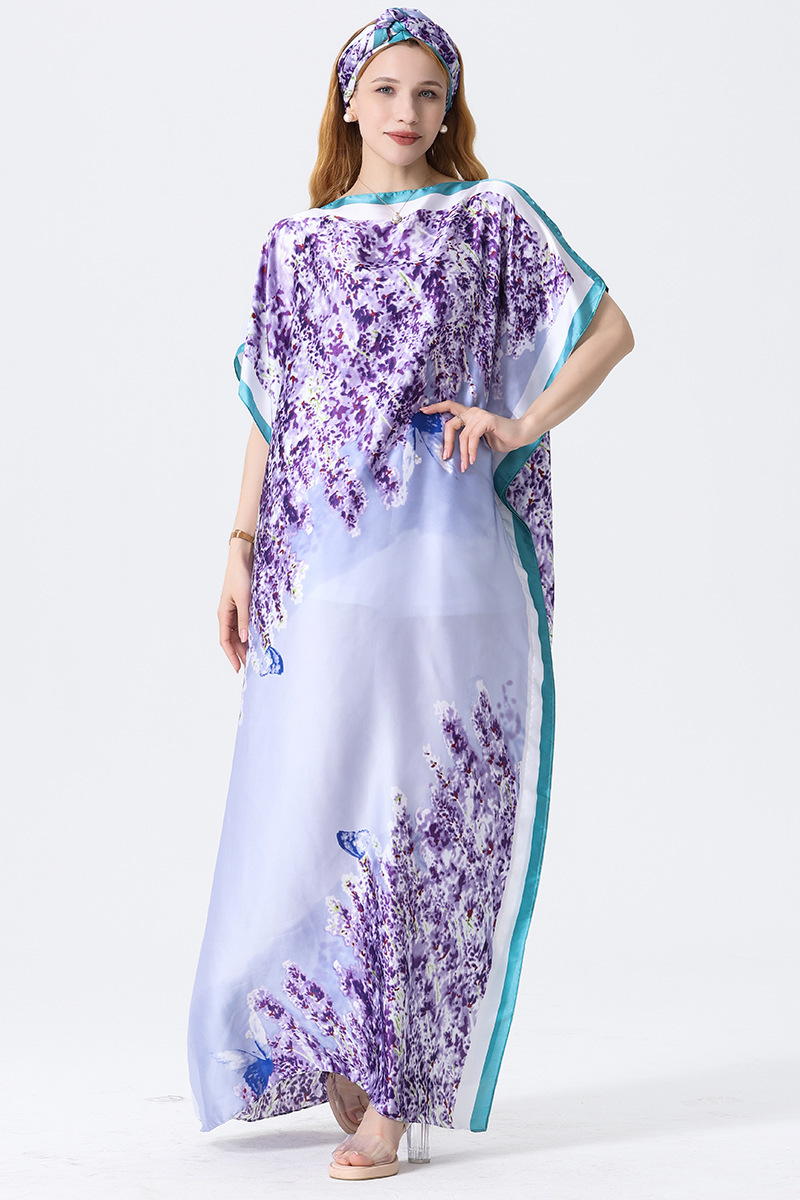 2025 primavera y verano nuevo Amazon venta rápida ropa malaya camisa de arena imitación seda brocado ropa de protección solar de vacaciones de playa