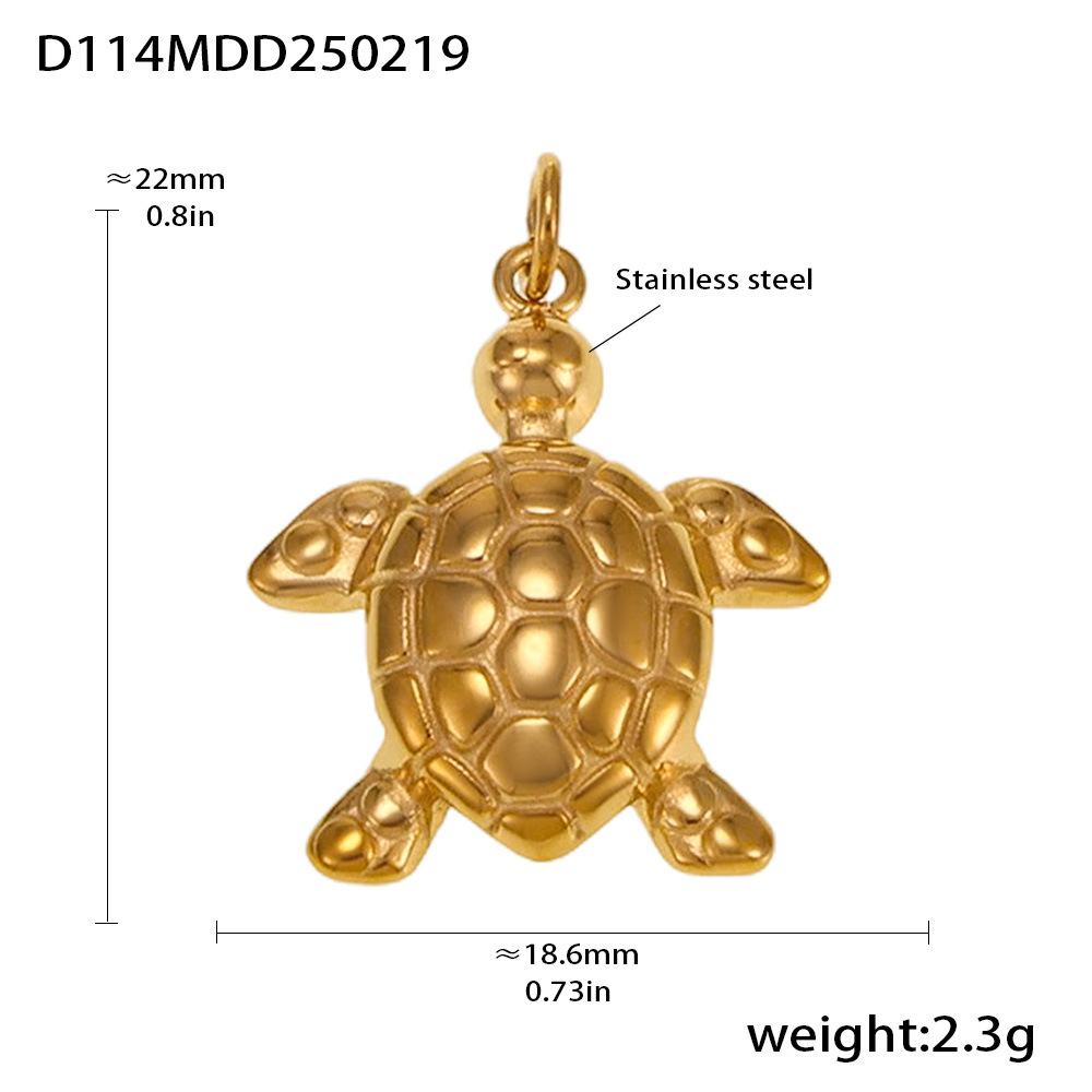 Moda misteriosa OL estilo personalidad colgante de acero inoxidable 18k oro real transfronterizo solo para los fabricantes de bombas europeas y americanas al por mayor