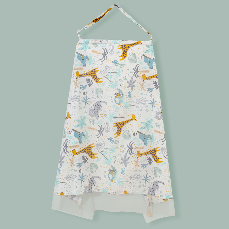 Toalla de Enfermería de algodón Toalla de enfermería para la primavera, el verano y el otoño de ropa de enfermería cubierta de la toalla cubierta de La Herradura