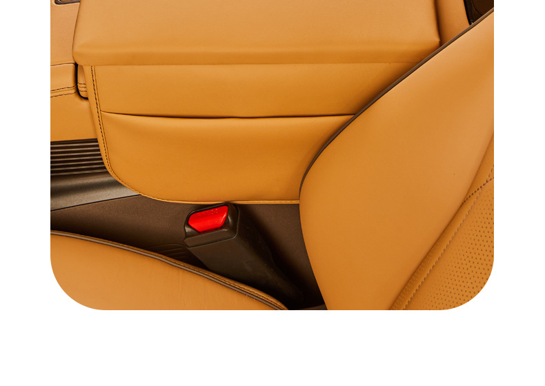 Denza D9 Central Control Armrest Box Leather Cover Denza Special Car Interior Modification Protection Skin-Feel Leather Booster Pad Cover