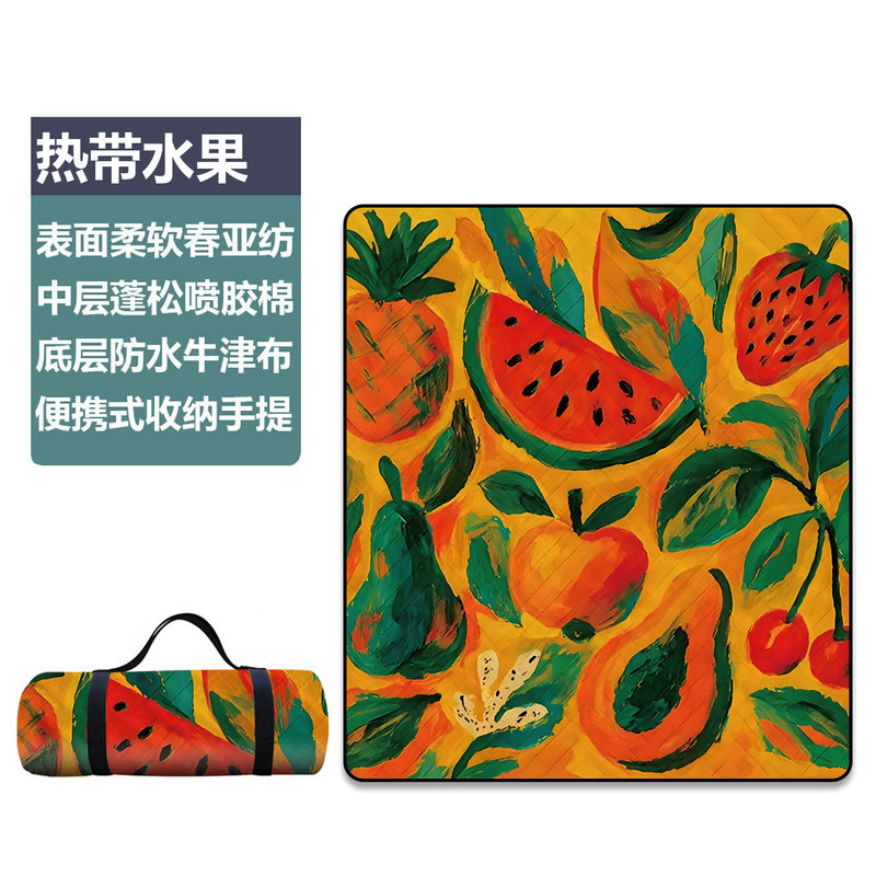 印花超声波野餐垫防水防潮垫子野餐布爬爬垫子户外露营野餐定制垫|undefined