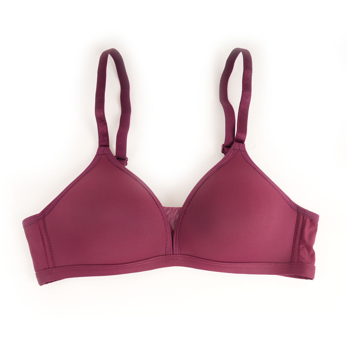 Fábrica de Shantou en stock sin anillo de acero brillante sin marcas sujetador damas soporte de ropa interior cómoda sujetador anti-caída