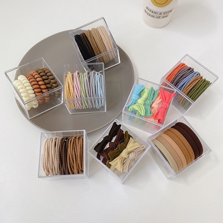 Banda de pelo de alta calidad cuerda de pelo 2022 nuevo estilo cuerda de pelo de las mujeres cubierta de cuero lazo de pelo banda de goma anillo de goma tocado Mori belleza de hadas