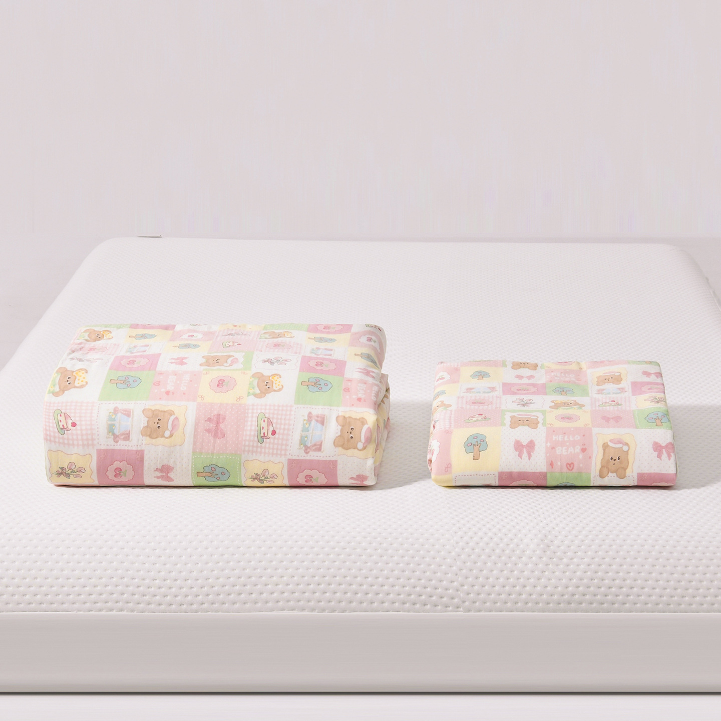 Cross-Border Maternal and Infant Pure Cotton Four-Layer Gauze Anti-Kick Quilt Thin Quilt Children's Summer Cool Quilt Baby Air-Conditioned Quilt Sleeping Bag