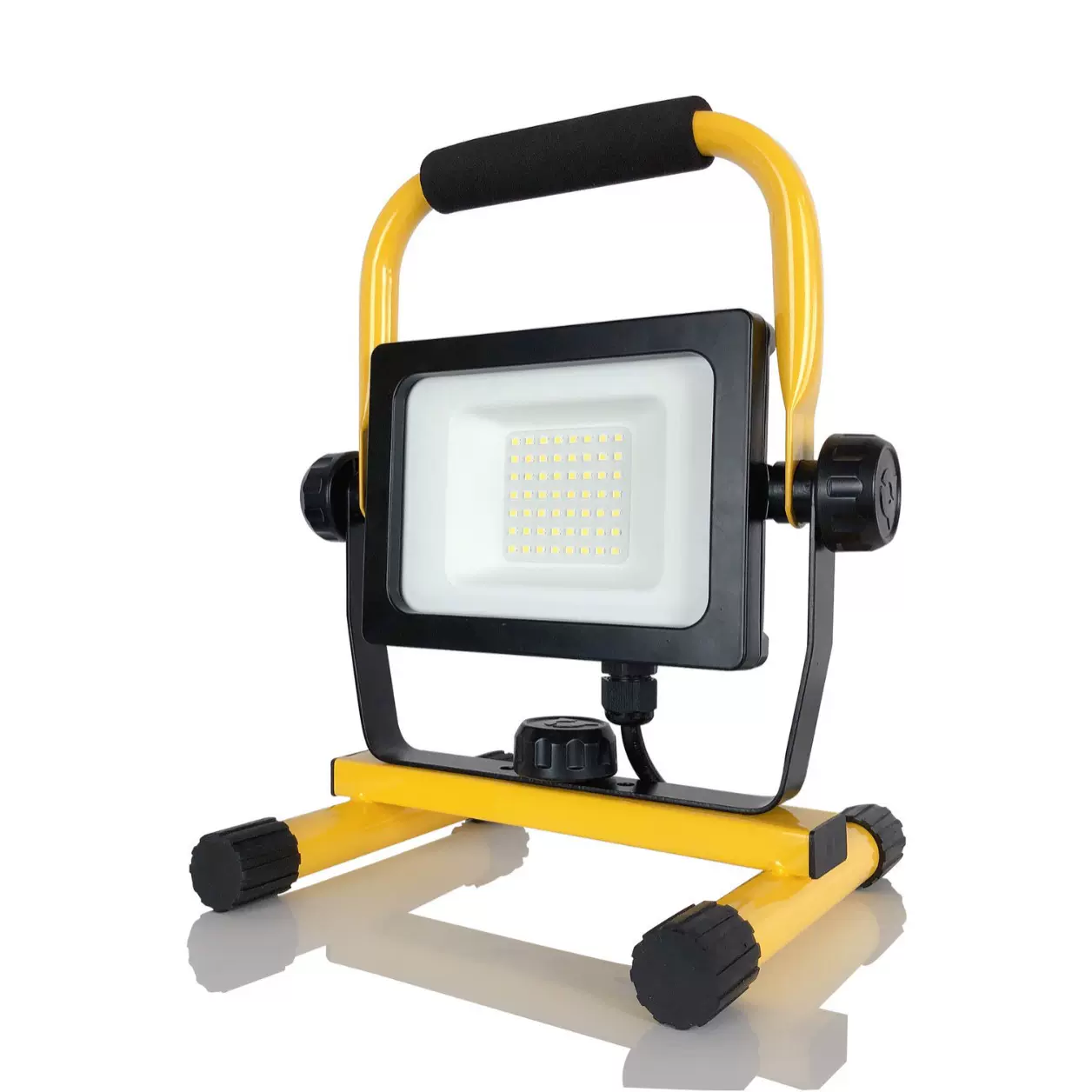 韦德照明厂家供应户外便携式30w手提可移动led投光工作灯3500流明