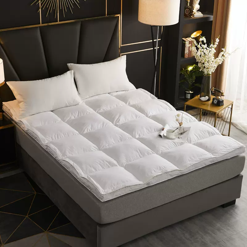 唯雅诺五星级酒店床垫羽绒加厚软垫被1.8m床家用褥子学生1.5m床垫