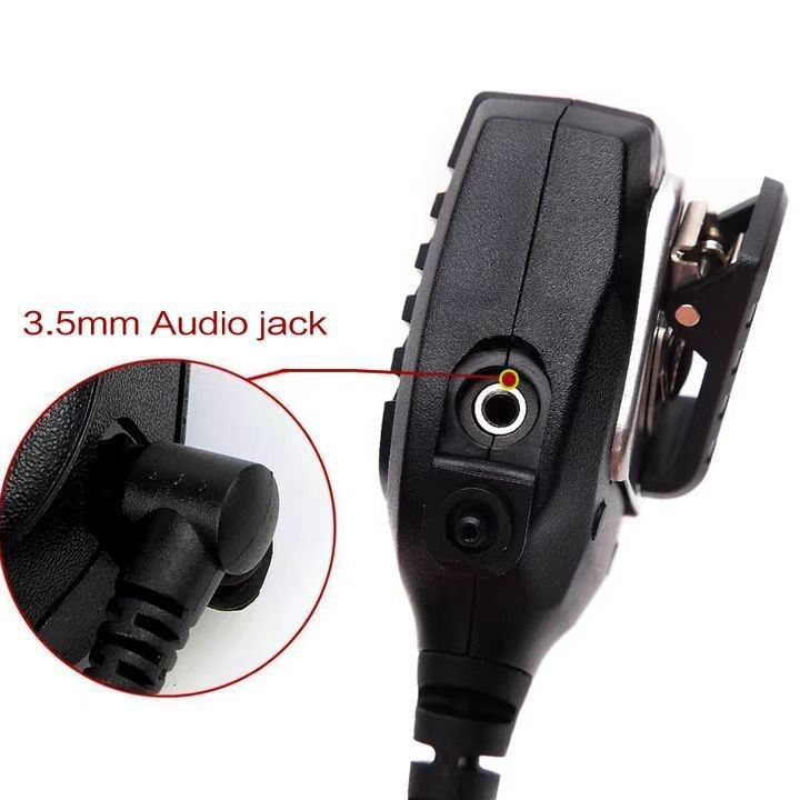 Intercomunicador de mano impermeable TYT MD-UV390 intercomunicador de altavoz PTT micrófono