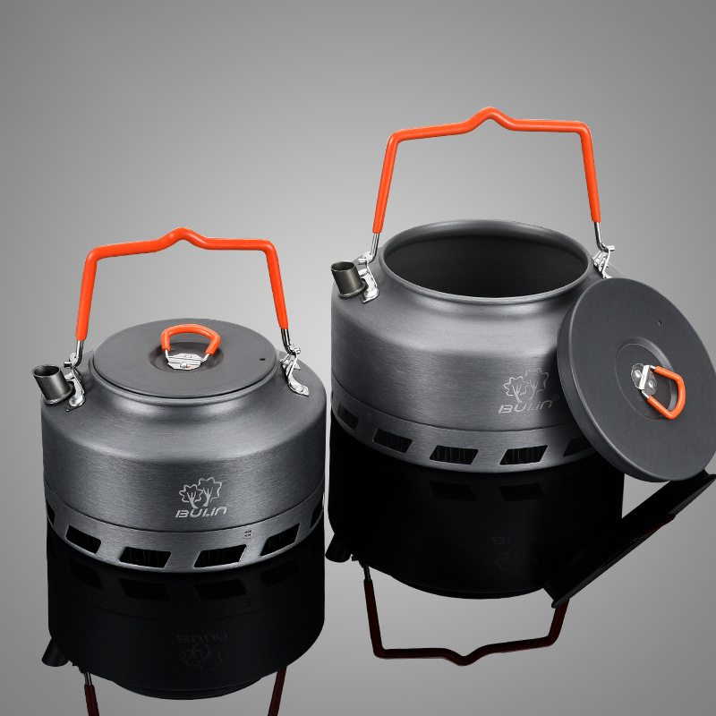 Hot teapot for camping for picnic