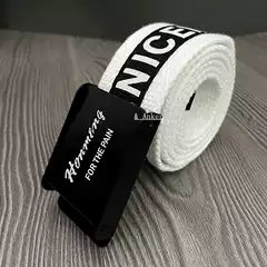 Trendy Unisex Canvas Belt for Men and Youth, Hip-Hop Street Style, Vintage Denim Waist Belt