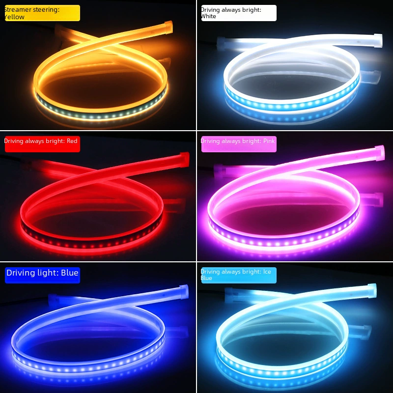 LED ultra thin two-color modified decorations, headlights, wholesale