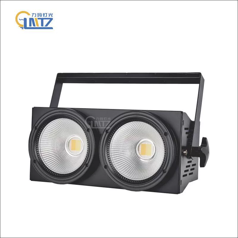 Каждый взгляд 200 Вт две головы открытые LED-лица освещение сцена COB тёплый белый автомобильный выставочный свадебный столб светburst