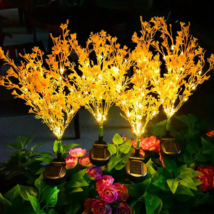 New Solar Rapeseed Flower Lamp Decorative Atmosphere Lamp Romantic Courtyard Garden Street Park Lawn Lamp