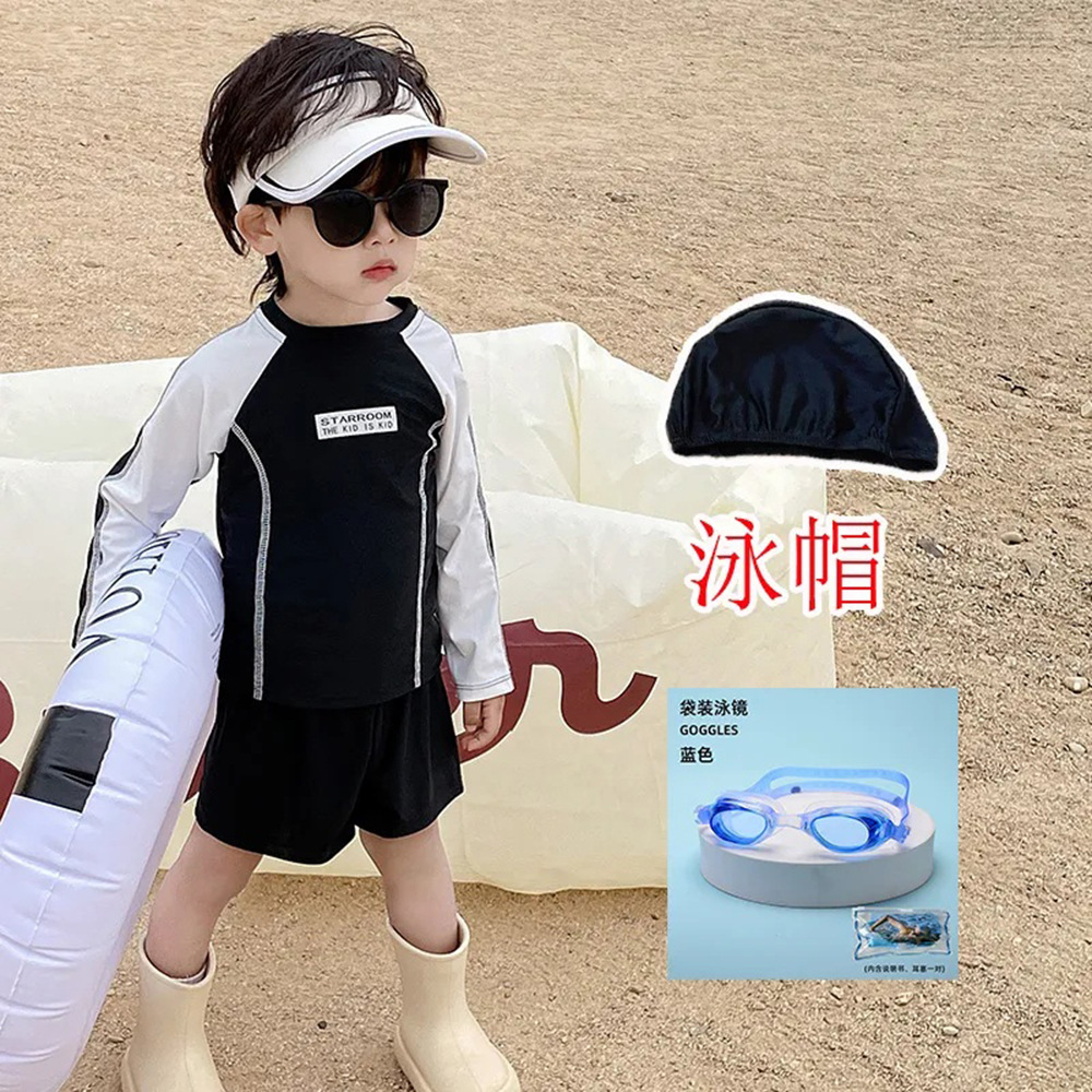 수영복 + 수영모 + 수영 고글