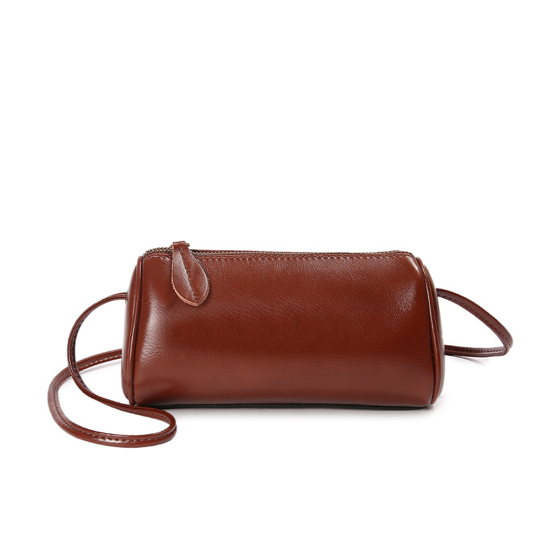 2025 New Fashion Exquisite Top Grain Cowhide Small Crossbody Bag For Women Genuine Leather Trendy Shoulder Bag - Thumbnail 5