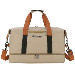 Cross-border travel bag, wet and dry separation, fitness bag, short-distance sports handbag, boarding bag, outdoor luggage storage bag