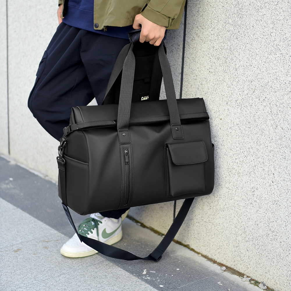 Bolsa de viaje de negocios de moda para hombres, bolsas deportivas al aire libre de gran capacidad, bolsas de maleta de viaje de bolsillo.