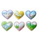 Acrylic Accessories Handmade Material Shoe Flower Cream Glue Accessories Children's Hairpin Rubber Tendon Headdress Base Material Embossed Love