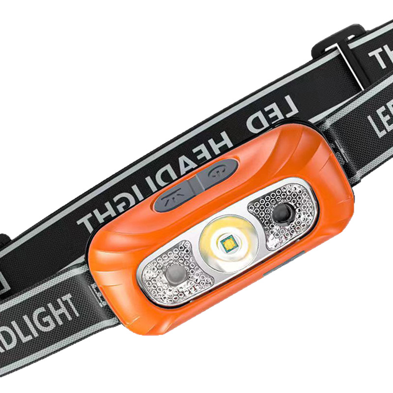 Налобный фонарь с датчиком движения Waterproof LED