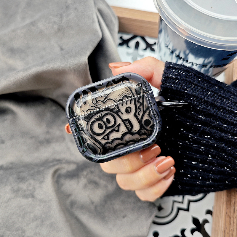 Cute Little Monster Monster Apple airpodspro2 Protective Case airpods4 Headphone Protective Case Pro Earphone Case