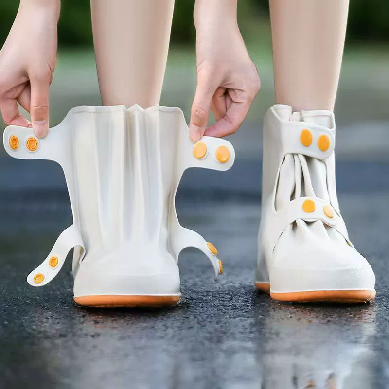 Кабахилы Водонепроницаемые нескользящие дождевые бахилы утолщенные износостойкие подошвы от дождя сапоги от дождя силиконовые сапоги для мужчин и женщин дождливый день водная обувь