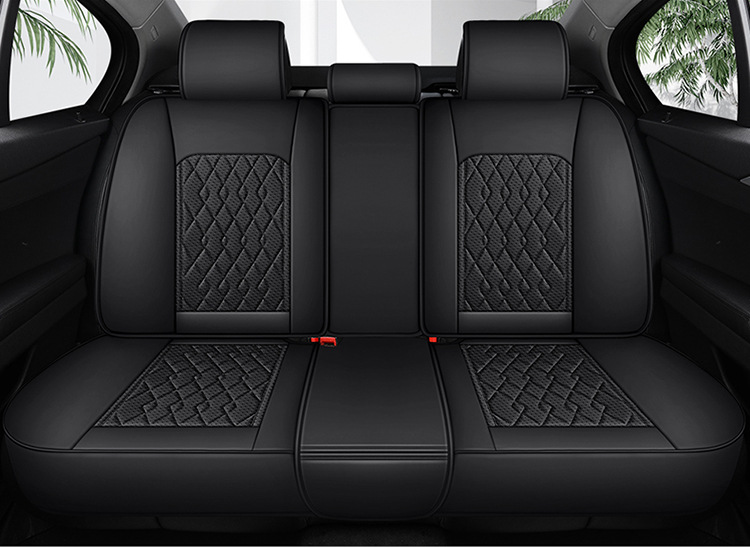 Cross-Border Foreign Trade Wholesale Manufacturers Direct Sales Car Seat Cushions for All Seasons, Fully Enclosed Seat Covers, Full Leather Seat Covers and Seat Cushions