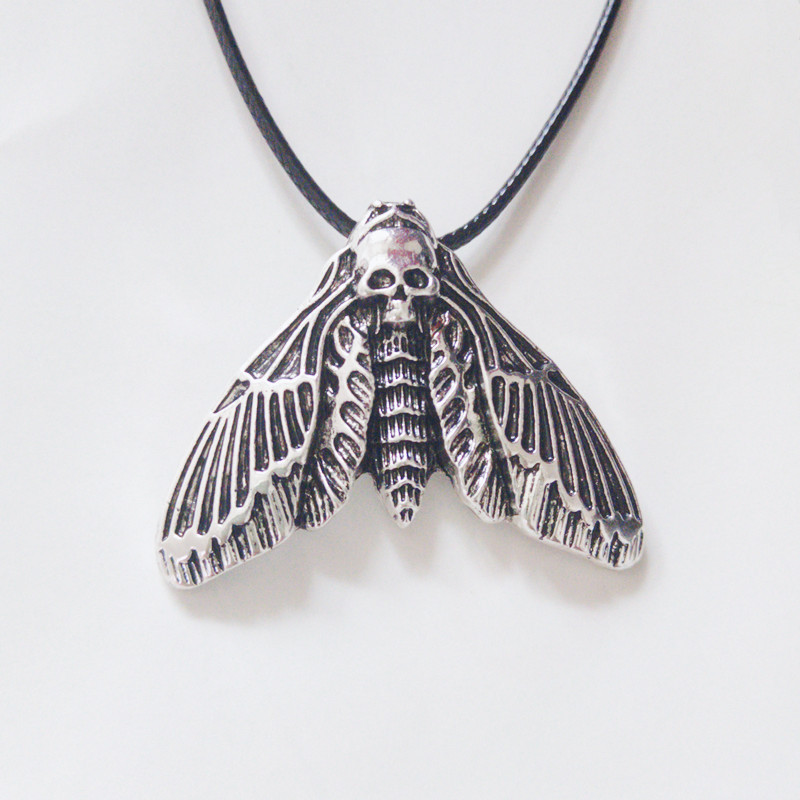 飞蛾骷髅头项链5