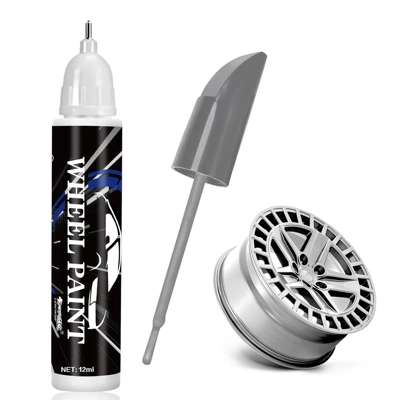 and Silver Car Paint Surface Scratches, Avtomobil boya qələmləri - 12ml-silver-wheel-hub-touch-up-pen